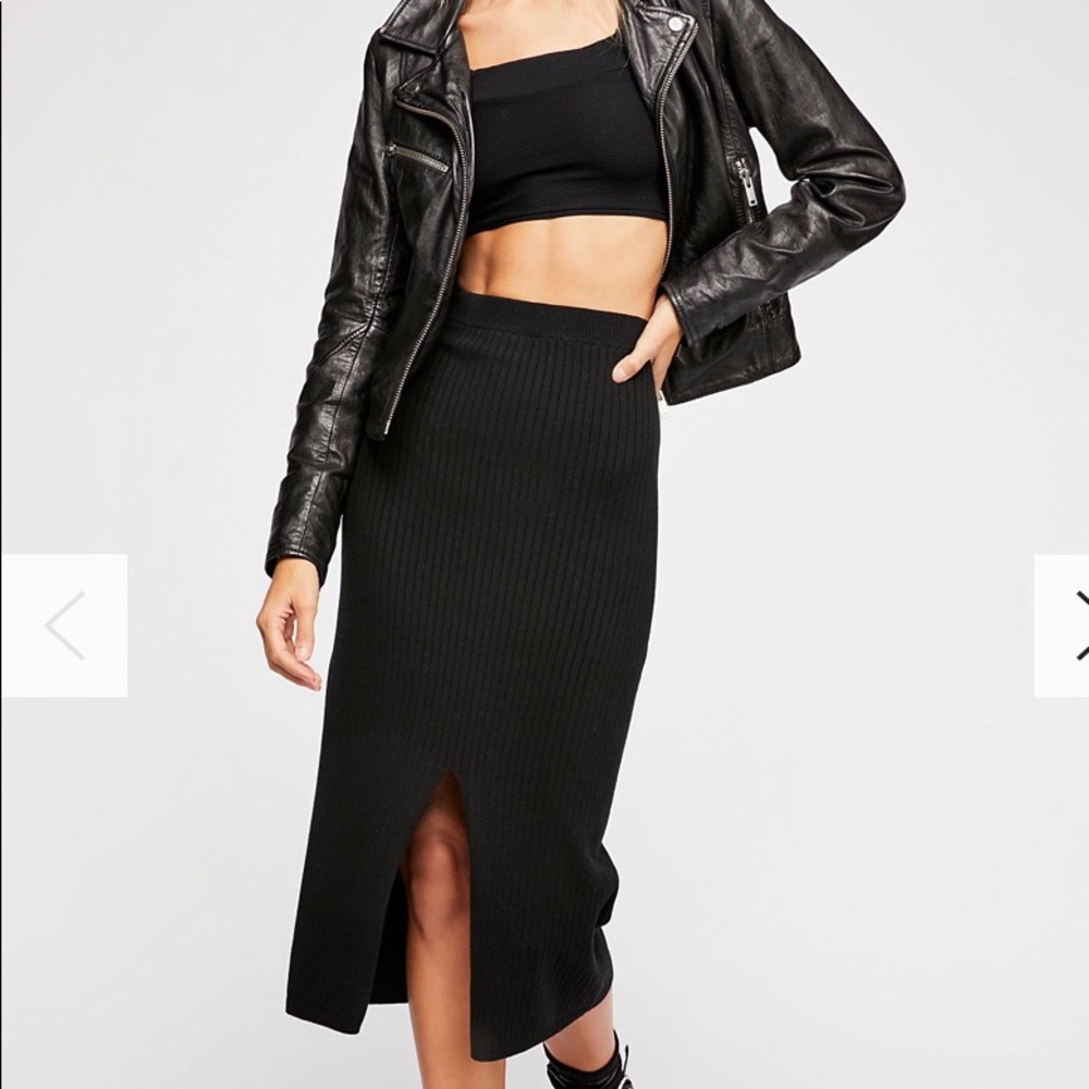 Free people midi skirt